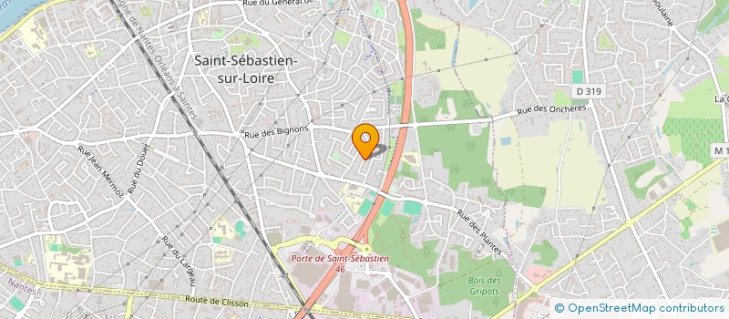 localisation de l'entreprise DERIVE URBAINE à SAINT-SEBASTIEN-SUR-LOIRE
