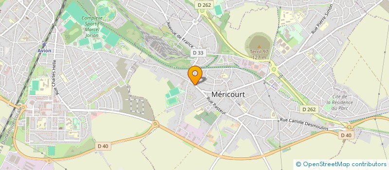 localisation de l'entreprise DERIVEE  MERICOURT