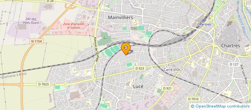 localisation de l'entreprise DERKA à LUCE