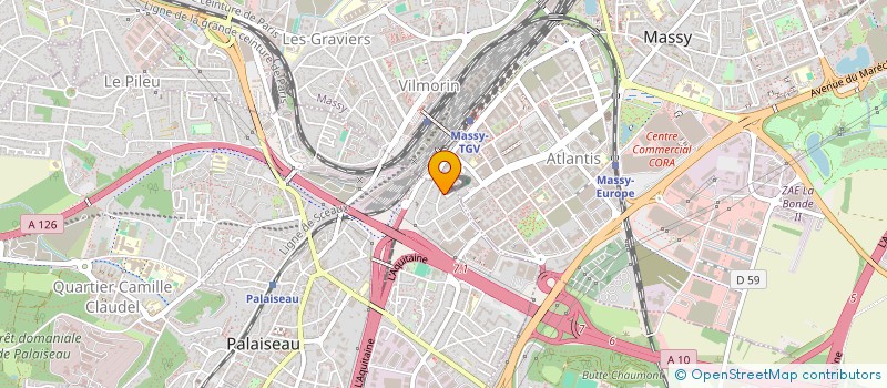 localisation de l'entreprise DERKA-CONSULT à PALAISEAU