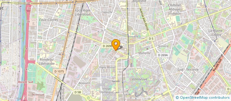 localisation de l'entreprise DERKAOUI SECURITE à GRENOBLE