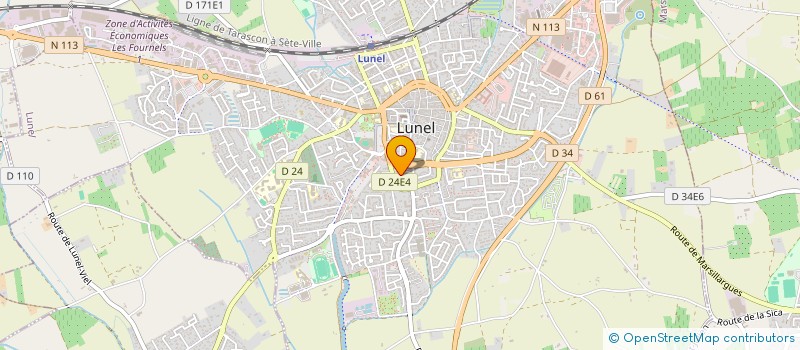 localisation de l'entreprise DERKO ENERGY à LUNEL