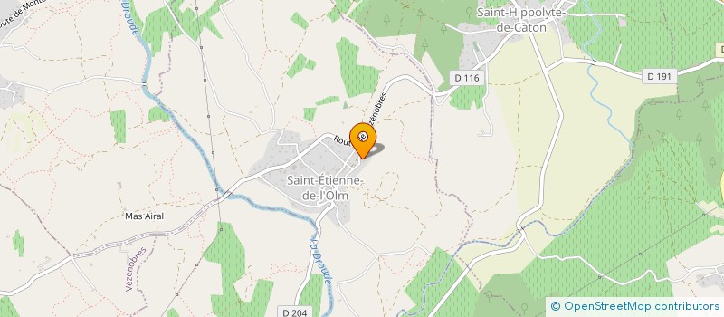 localisation de l'entreprise DERM  VEZENOBRES