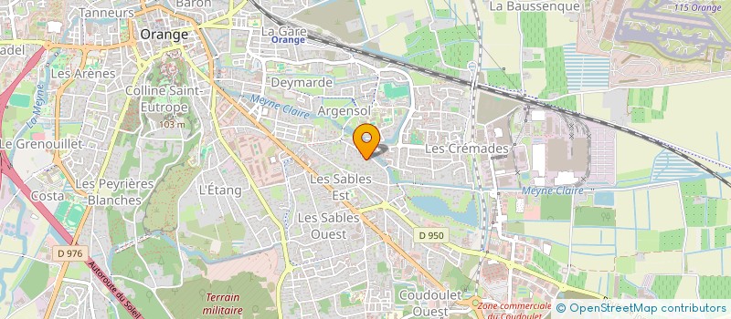 localisation de l'entreprise DERM  ORANGE