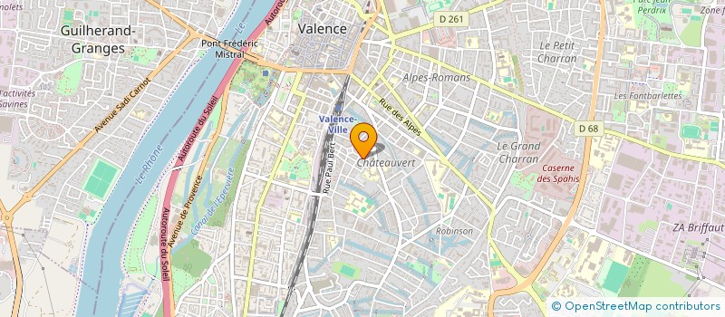 localisation de l'entreprise DERMA à VALENCE