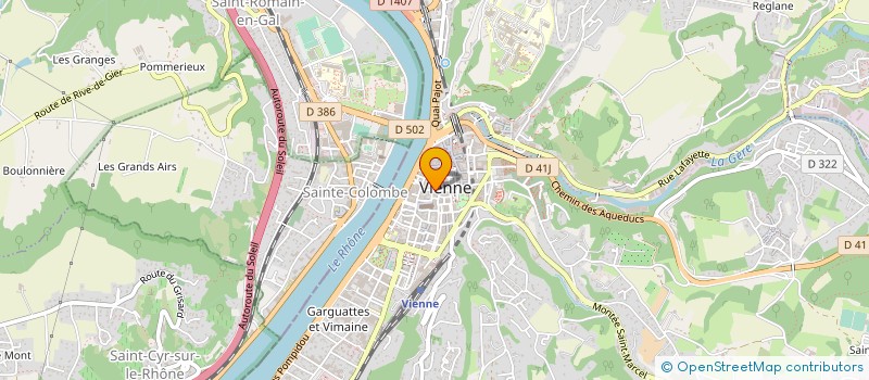 localisation de l'entreprise DERMA CONCEPT à VIENNE