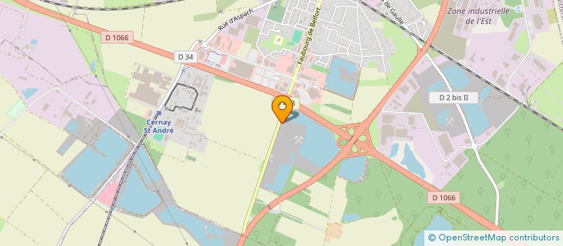 localisation de l'entreprise DERMA CRAFT SUPPLY  CERNAY