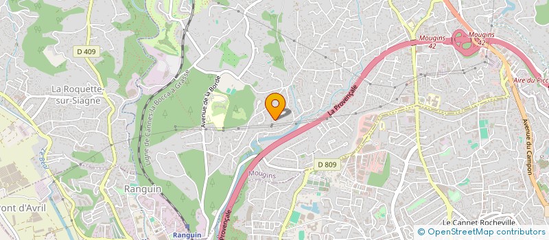 localisation de l'entreprise DERMA ESTHETIQUE à MOUGINS