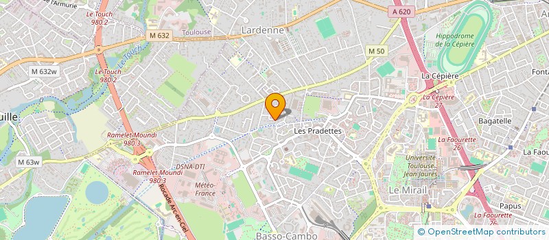 localisation de l'entreprise DERMABEL COSMETICS FRANCE à TOULOUSE