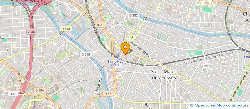 localisation de l'entreprise DERMACARE LASER à SAINT-MAUR-DES-FOSSES