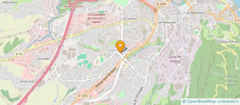 localisation de l'entreprise DERMAKU à ANNECY