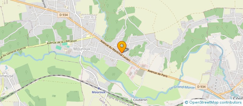 localisation de l'entreprise DERMANAE  MOUROUX