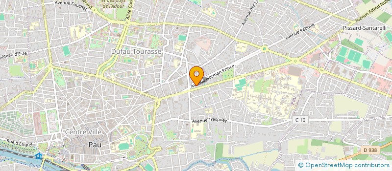 localisation de l'entreprise DERMAPURE à PAU