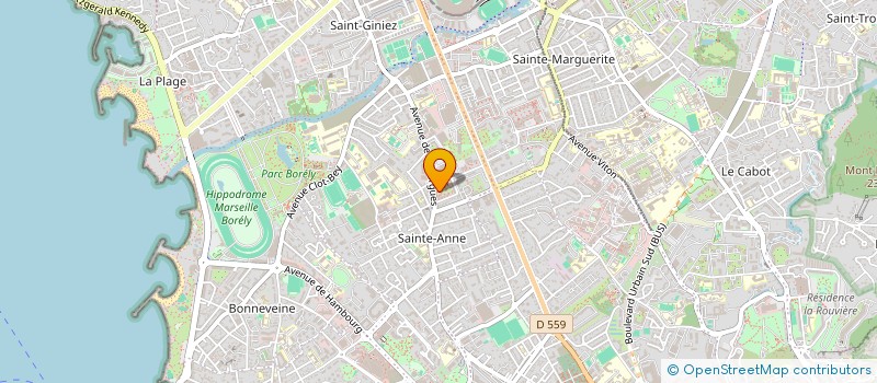 localisation de l'entreprise DERMATO MAZARGUES à MARSEILLE