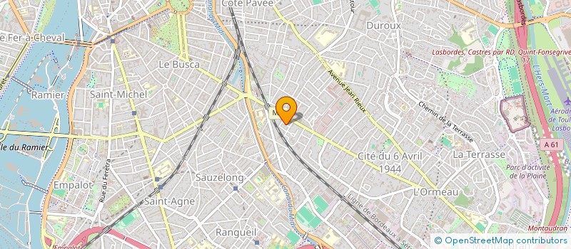 localisation de l'entreprise DERMATOLOGIE SJL à TOULOUSE