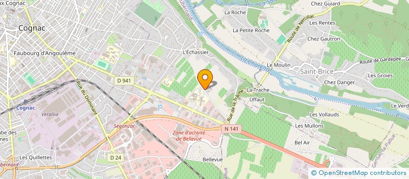 localisation de l'entreprise DERMATOLOGUES LA TREILLE à CHATEAUBERNARD