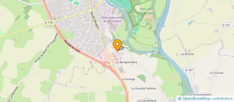 localisation de l'entreprise DERMATOLOZE à GREZ-NEUVILLE