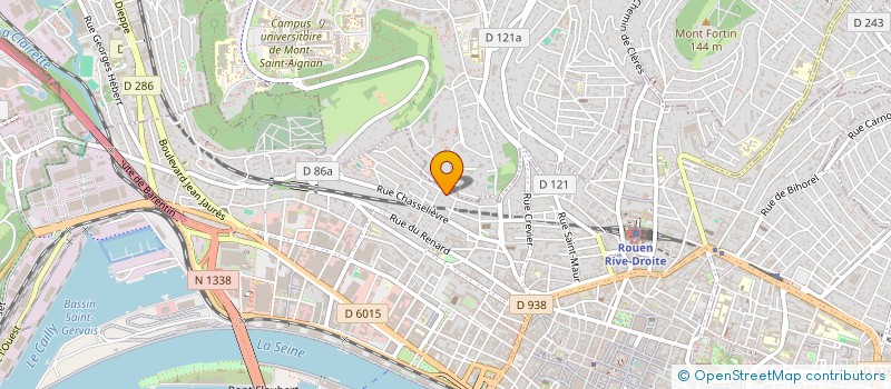 localisation de l'entreprise DERMAVIDA IMMO  ROUEN