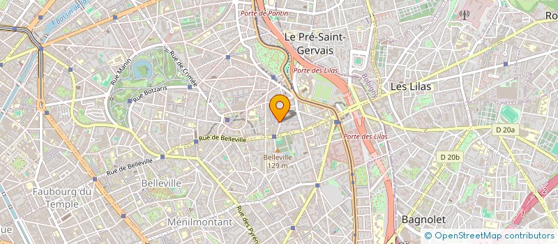 localisation de l'entreprise DERMES à PARIS