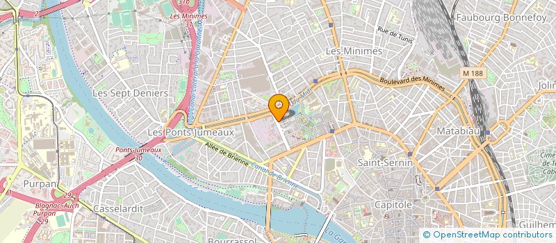localisation de l'entreprise DERMIAN ( 33) à TOULOUSE