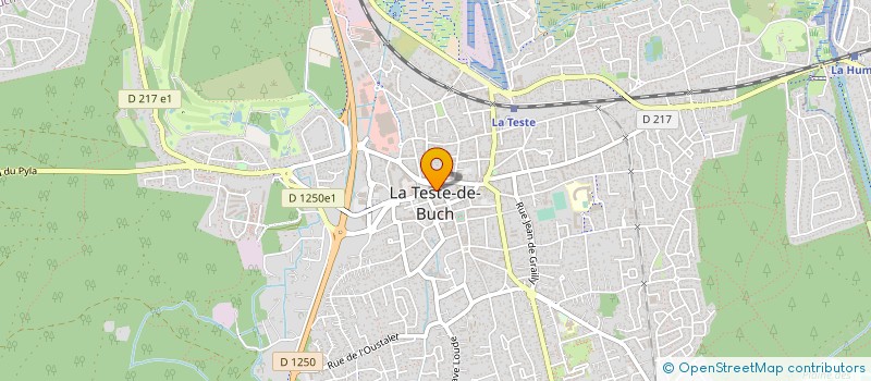 localisation de l'entreprise DERMO CENTER LR à LA TESTE-DE-BUCH