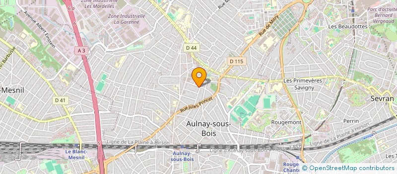 localisation de l'entreprise DERMO DEV PARTNERS à AULNAY-SOUS-BOIS