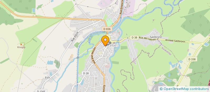 localisation de l'entreprise DERMO NOVA  SARRALBE