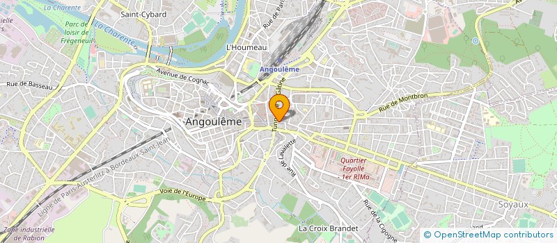 localisation de l'entreprise DERMOGRAPHES DIPLOMES DE FRANCE ( MA SANTE DERMO LIBEREE ) à ANGOULEME