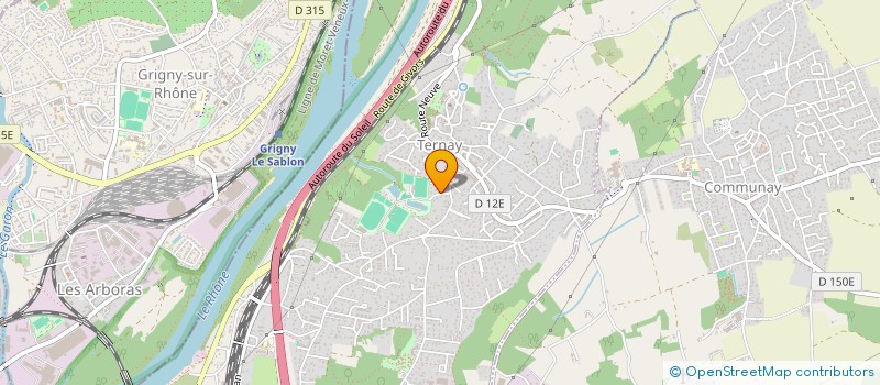 localisation de l'entreprise DERMONT COORDINATION à TERNAY
