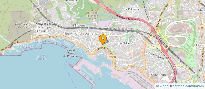 localisation de l'entreprise DERMOPOLIS à MARSEILLE