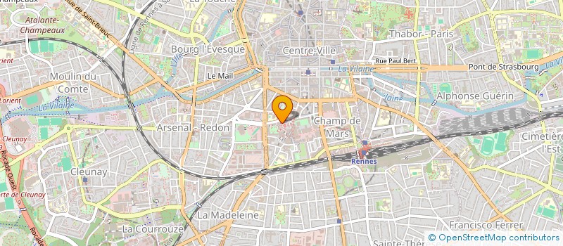 localisation de l'entreprise DERMOREN à RENNES