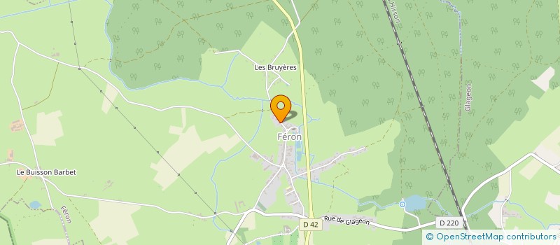 localisation de l'entreprise DERMOSOIN  FERON