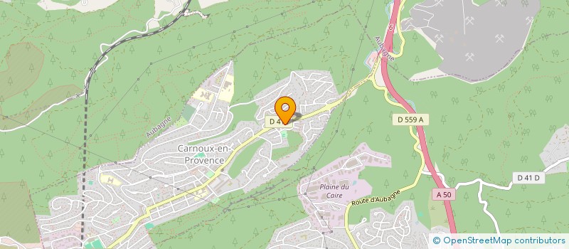 localisation de l'entreprise DERMOTOP BEAUTE  CARNOUX EN PROVENCE