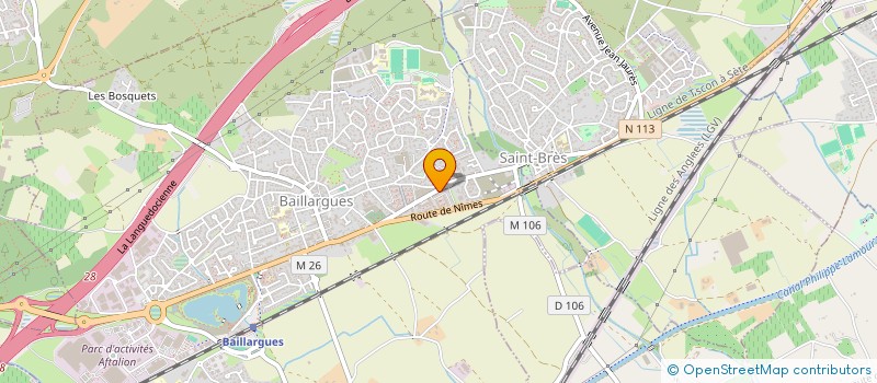 localisation de l'entreprise DERMOVALKEYS à BAILLARGUES