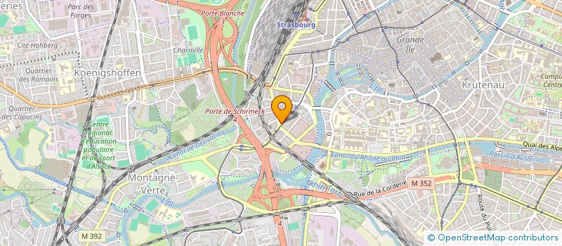 localisation de l'entreprise DERNIER ETAGE à STRASBOURG