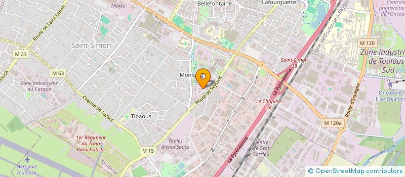 localisation de l'entreprise DERNIER KILOMETRE - DKM  TOULOUSE