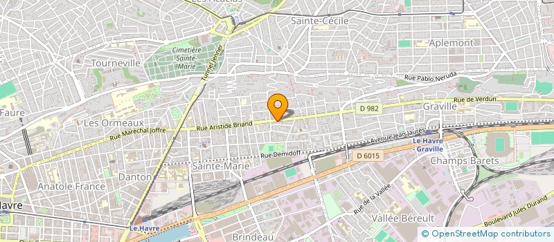 localisation de l'entreprise DERNIERE DANSE RECORD  LE HAVRE