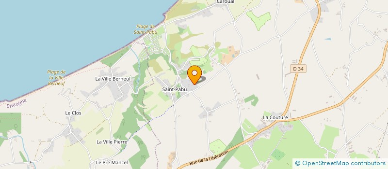 localisation de l'entreprise DERNIERE ESCALE  ERQUY