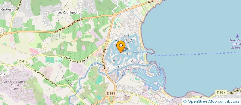localisation de l'entreprise DERNIERE MINUTE à GRIMAUD
