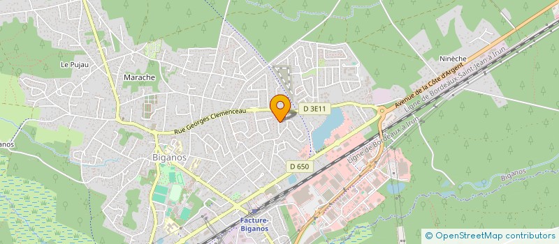 localisation de l'entreprise DERNONCOURT INVEST  BIGANOS