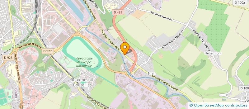 localisation de l'entreprise DERNY A  AJACCIO