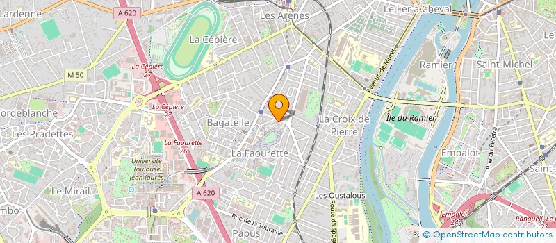 localisation de l'entreprise DERO TOULOUSE à TOULOUSE