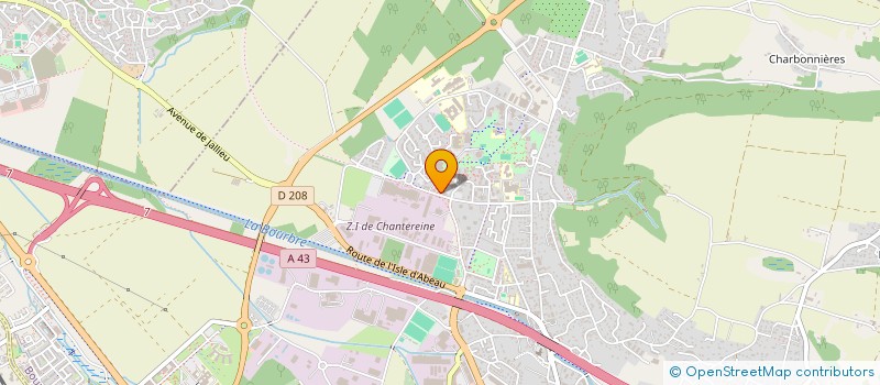 localisation de l'entreprise DEROBERT ENTRETIEN  BOURGOIN-JALLIEU