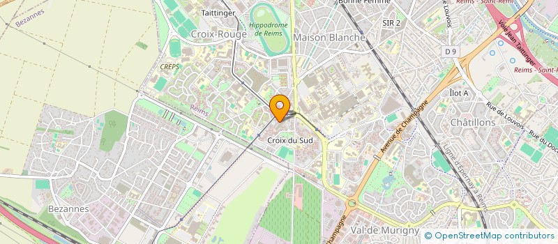 localisation de l'entreprise DEROCHE  REIMS