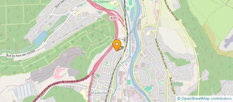 localisation de l'entreprise DEROCHE INVESTISSEMENT  MAXEVILLE