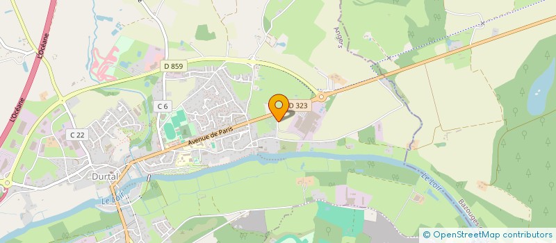 localisation de l'entreprise DERODE DEVELOPPEMENT à DURTAL
