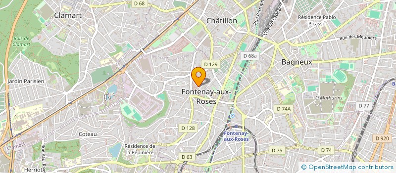 localisation de l'entreprise DEROGEL  FONTENAY-AUX-ROSES