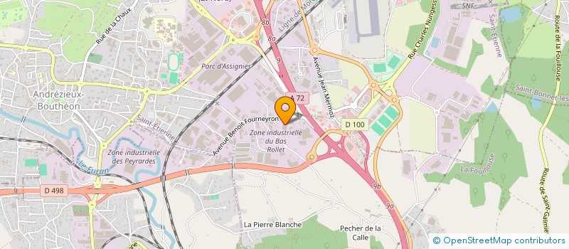 localisation de l'entreprise DEROMA  LA FOUILLOUSE