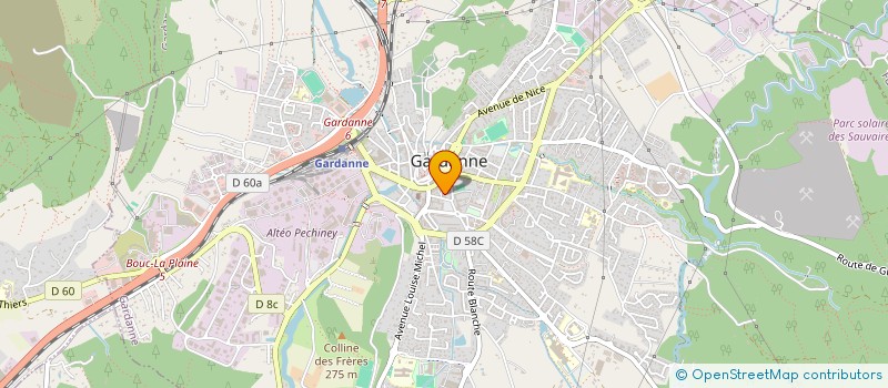 localisation de l'entreprise DEROMA à GARDANNE