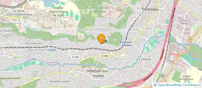 localisation de l'entreprise DEROMANE à PALAISEAU